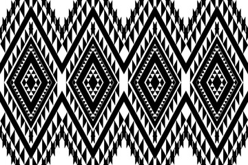 Ethnic seamless, Native patterns with simple shapes. Tribal and ethnic fabrics. Simple geometric pattern elements are best used in design, textile printing.