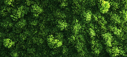Fototapeta premium Seamless Pattern of Lush Greenery and Dense Foliage for Nature-Themed Backgrounds and Designs