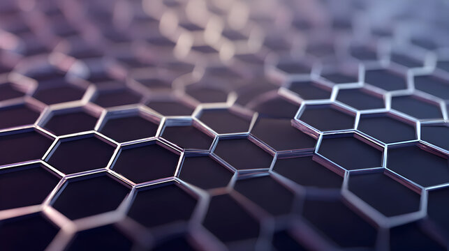 Abstract hexagonal pattern - Powered by Adobe