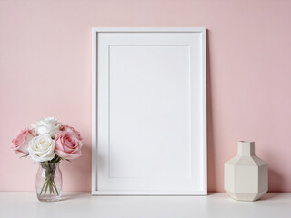 frame mockup wedding bouquet 