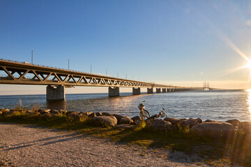&Ouml;resundsbron, the bridge between Malm&ouml; and Copenhagen.