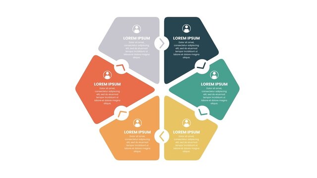 Hexagon Shaped Metric Data Visualiser Graph