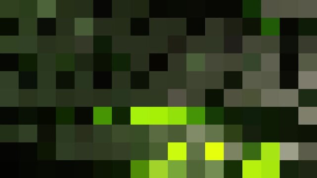 glowing green pixelated abstract tech background