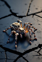 Real Spider Walking on the Floor | Ultra HD