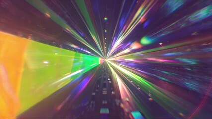 Ultra-HD abstract stock video, slow-motion crystal prism rotating, colorful rainbow light leaks, defocused bokeh lights floating, soft lens flares, shiny reflective surface, cinematic lighting, 4K - Powered by Adobe