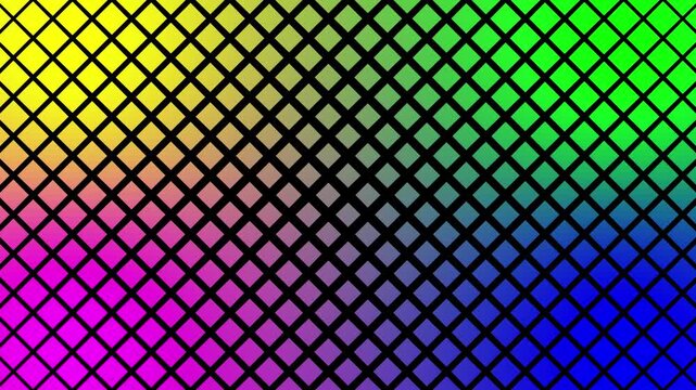  Gradient Pattern on Deep Black Background with Neon Glow for Pride Design, Digital Branding, Posters, Banners, Websites, Presentations and Modern Visual Projects