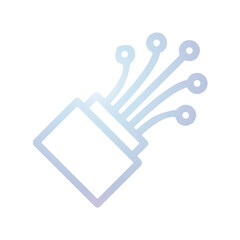 Cable icon design template