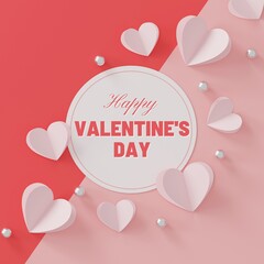 Pink Happy Valentines Instagram Post - 1