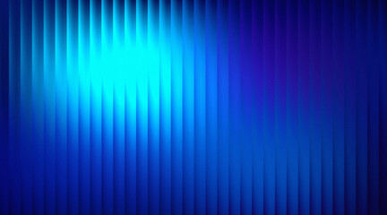 Vibrant blue abstract background with glowing cyan light and vertical striped texture creating a dynamic visual effect