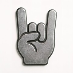 rock on hand sign