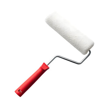 paint roller isolated on white