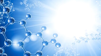Molecular Biology Structure Background for Scientific Research
