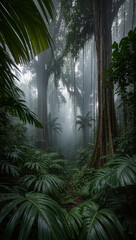 morning in the forest