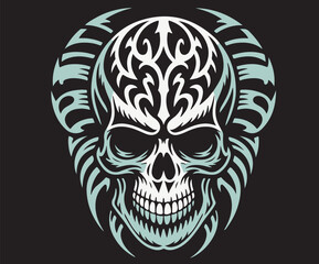 A versatile skull concept with multiple shapes blended into the design.