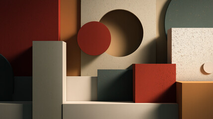 geometric abstract shapes background