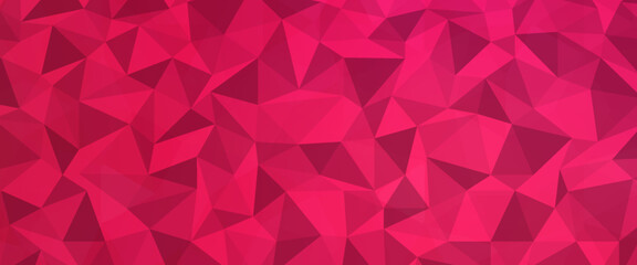 Fototapeta premium Light Red vector triangle mosaic template. A sample with polygonal shapes. Template for cell phone's backgrounds.