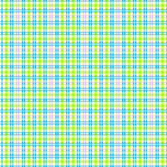 The linear and horizontal grid pattern is a modern textile design, suitable for use in fashion printing.