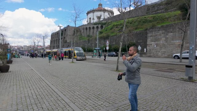 Ancient city walls of Porto.