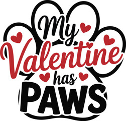 My Valentine has PAWS