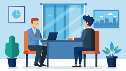 Business meeting in modern office Vector