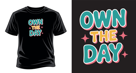 Motivational graphic vector art T-shirt design print templet