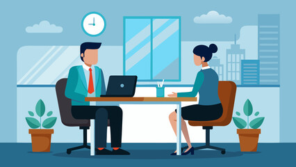 Business meeting in modern office Vector