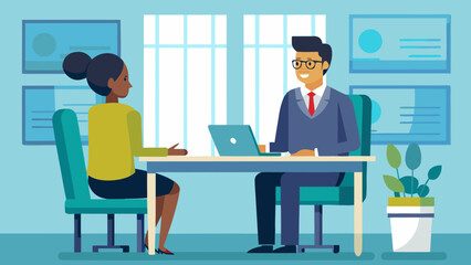 Business meeting in office Vector