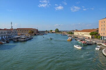 Italy, Venice, September 29, 2025, buildings and the Grand Canal in Venice