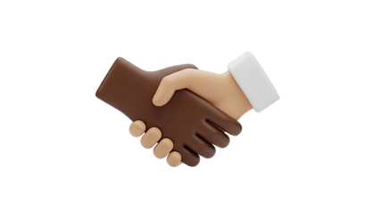 Diverse Hands Shaking in Agreement