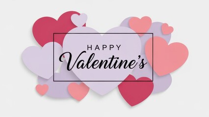 Celebrate love with colorful hearts on valentine's day