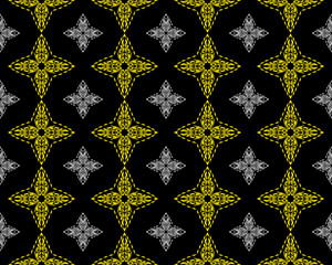 Geometric Ethnic Pattern Design Background or Wallpaper.