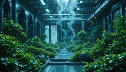 contemporary environmentally friendly technologies that emit 0% CO2. Reduce CO2 emissions.Carbon dioxide emissions-free environment