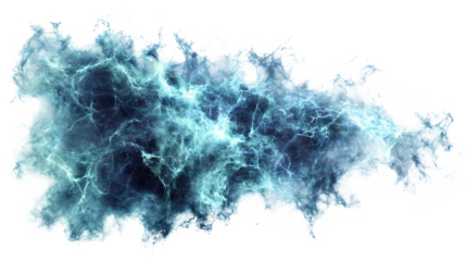 Abstract Nebula Cloud Isolated