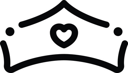 Beautiful tiara with heart design © BAE