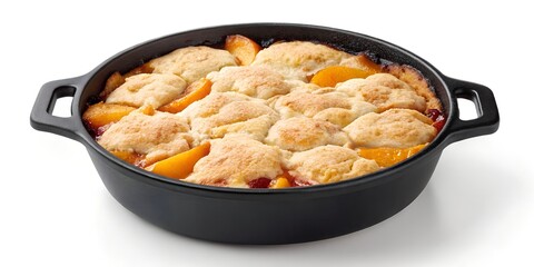 Dutch Oven Peach Cobbler
