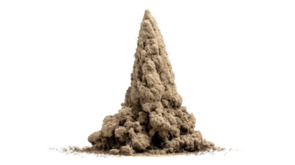 Dust Bunny Pyramid Isolated
