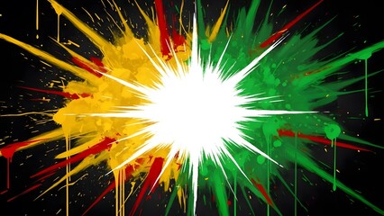 India republic day celebrations with vibrant tricolor explosion of light and colors