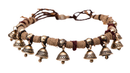 Ethnic Ankle Bracelet with Bells