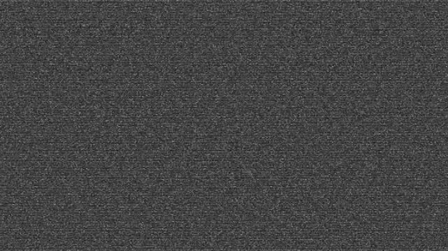 Digital screen glitch and scanlines noise overlay effect video. Abstract distorted texture simulating analog TV interference, VHS static, signal error, and digital malfunction.
