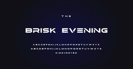 Obraz premium Minimal modern logo alphabet fonts. Typography minimalist urban sana serif digital fashion future creative logos fonts. vector illustration