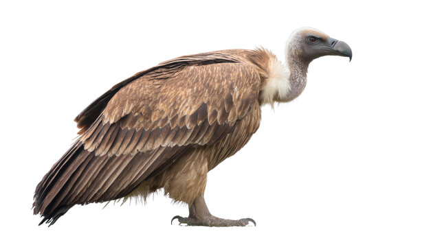 Griffon Vulture isolated on white