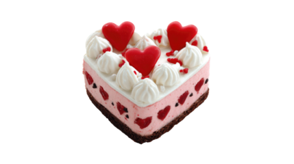 Heart Shaped Valentine's Day Cake
