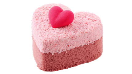 Heart Shaped Pink Cake