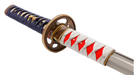 Katana Sword Handle Close-Up