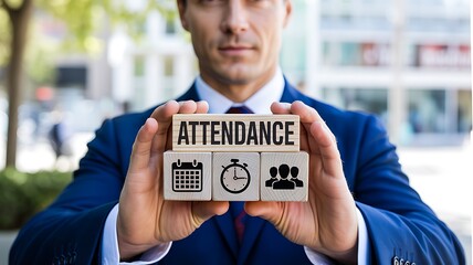 Business attendance management and employee tracking system

