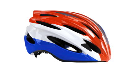 Red White and Blue Cycling Helmet
