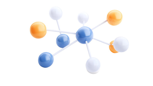 3D Molecule Model - Powered by Adobe