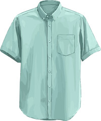 Create a kinds of deferent realistic boy smart shirt dress vector art with white background.