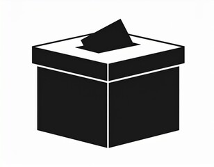 投票箱　選挙　シルエット