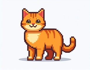 猫　ドット絵